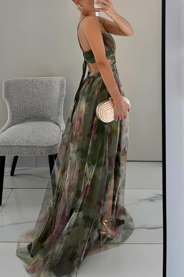 Long Printed Dress for Women