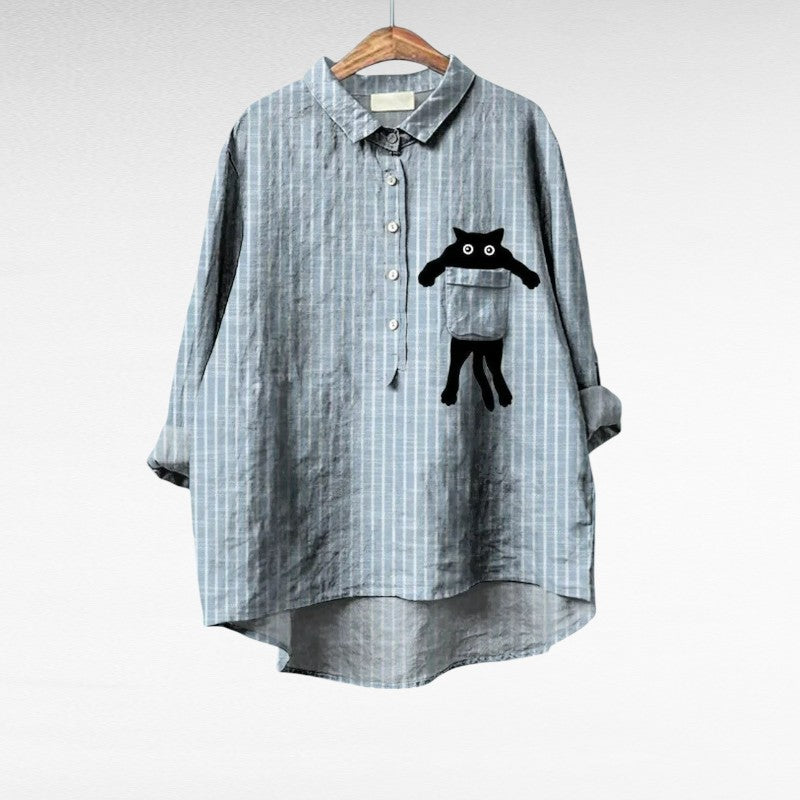 Loose Long Sleeve Blouse for Women