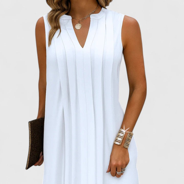 Sleeveless A-line Summer Dress for Women