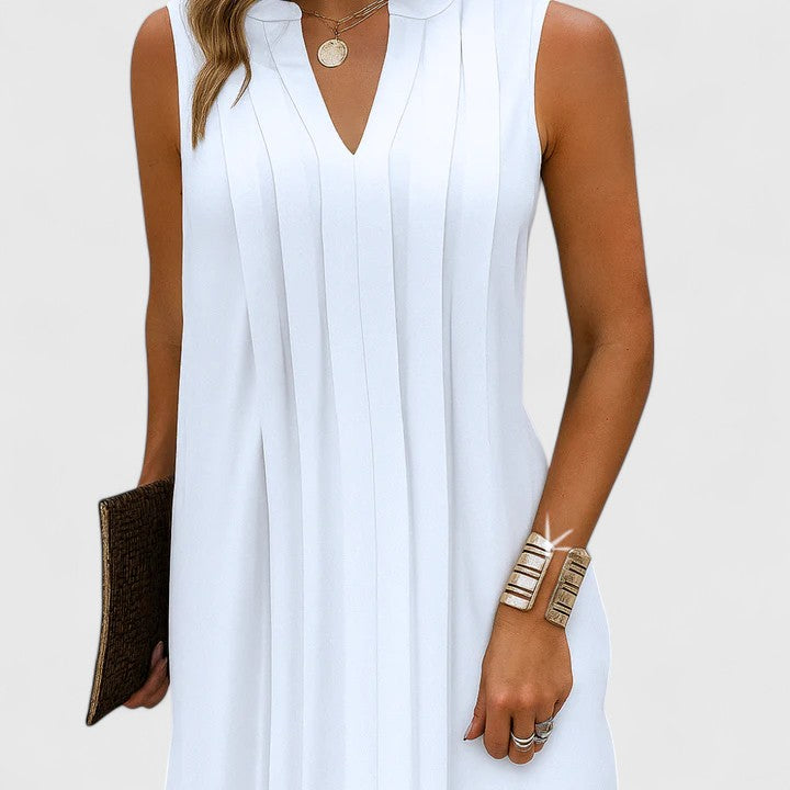 Sleeveless A-line Summer Dress for Women