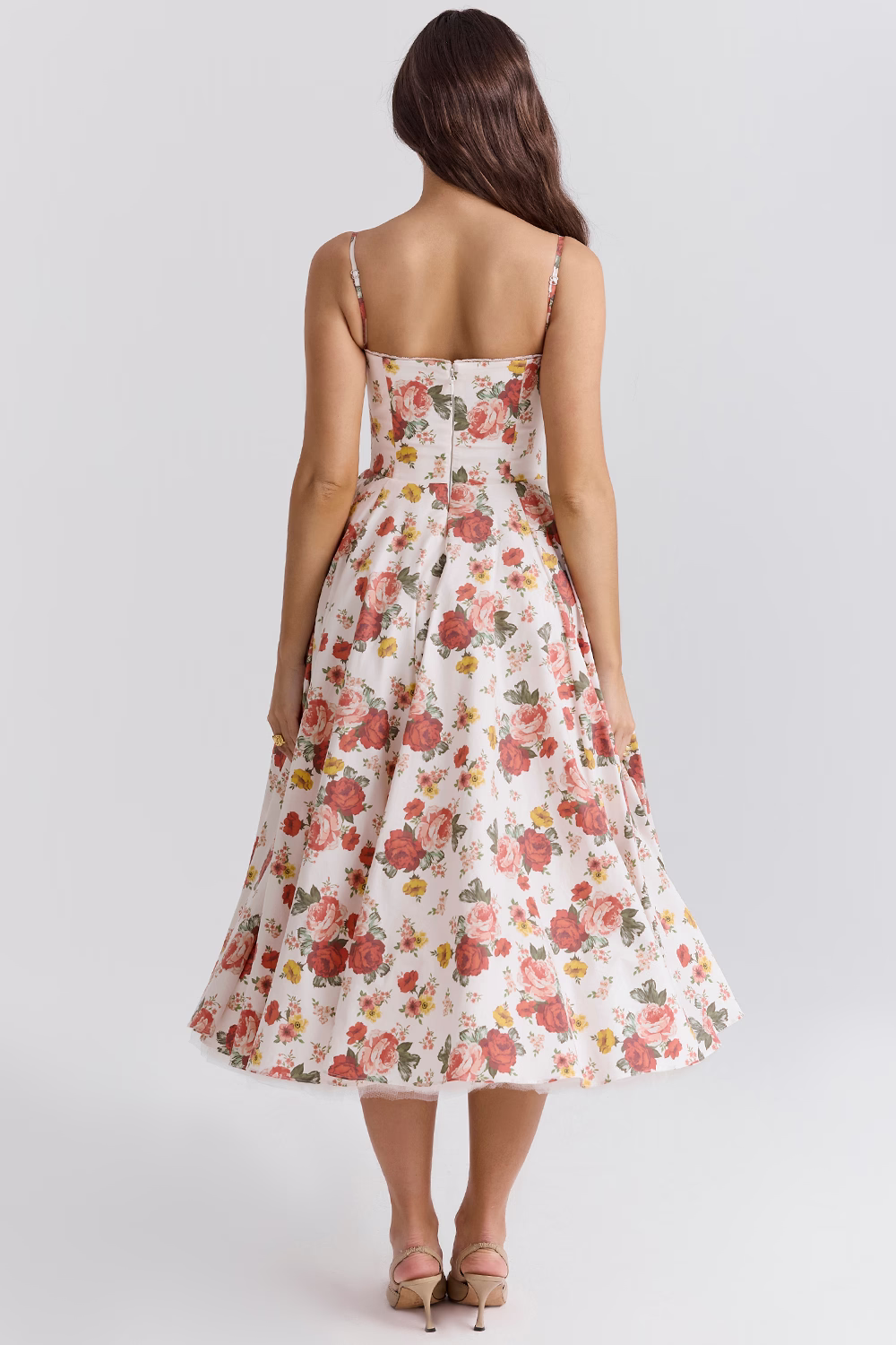 Midi Dress with Bodycon Effect for Women