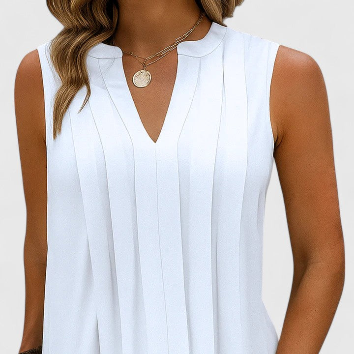 Sleeveless A-line Summer Dress for Women