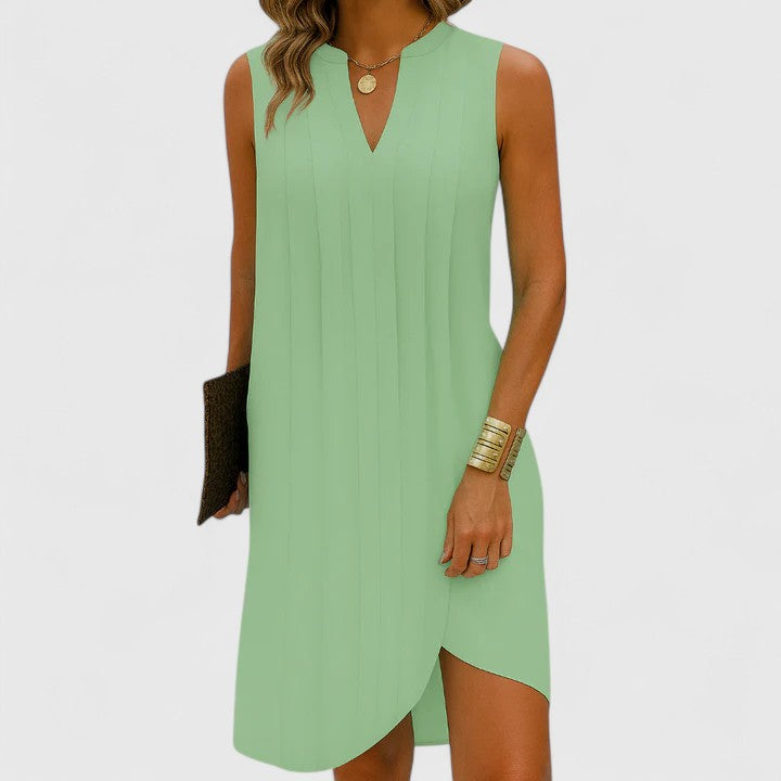 Sleeveless A-line Summer Dress for Women