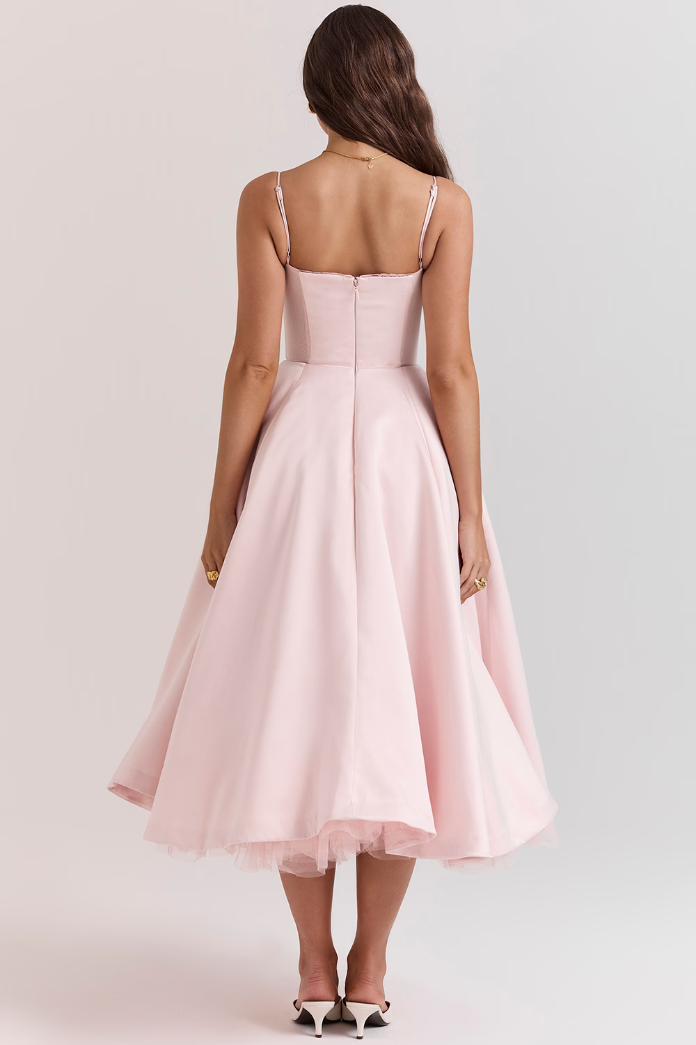 Midi Dress with Bodycon Effect for Women