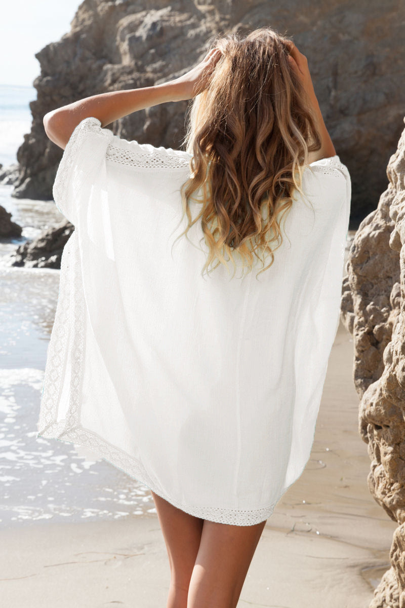 Printed Chiffon Beach Dress for Women