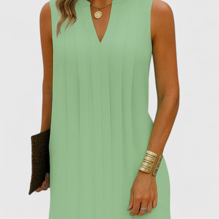 Sleeveless A-line Summer Dress for Women