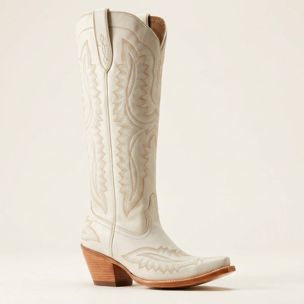 High Cowboy Boots with Thick Heels for Women | Ideal for Everyday Wear