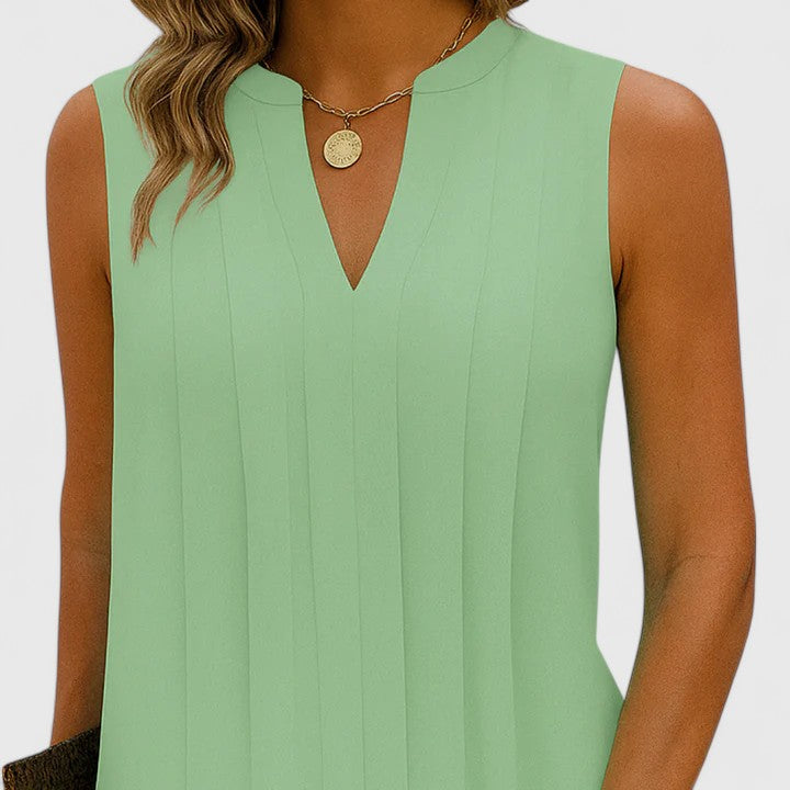 Sleeveless A-line Summer Dress for Women