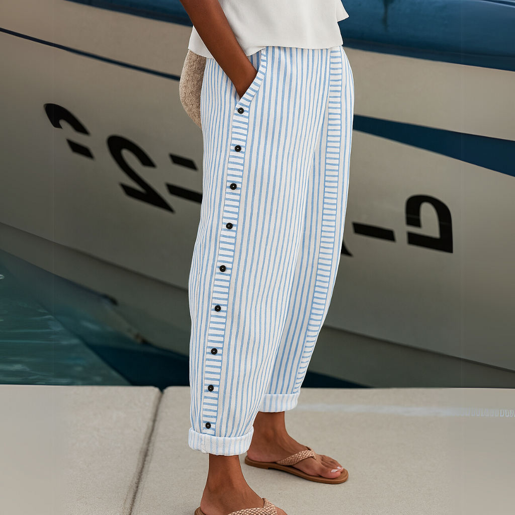 Casual Striped Shorts for Women