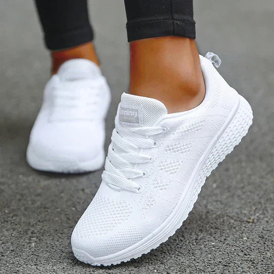 Breathable Flyknit Knit Sneakers for Women
