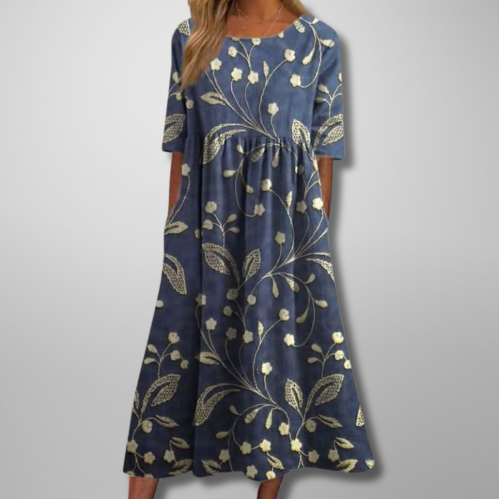Printed Midi Dress for Women