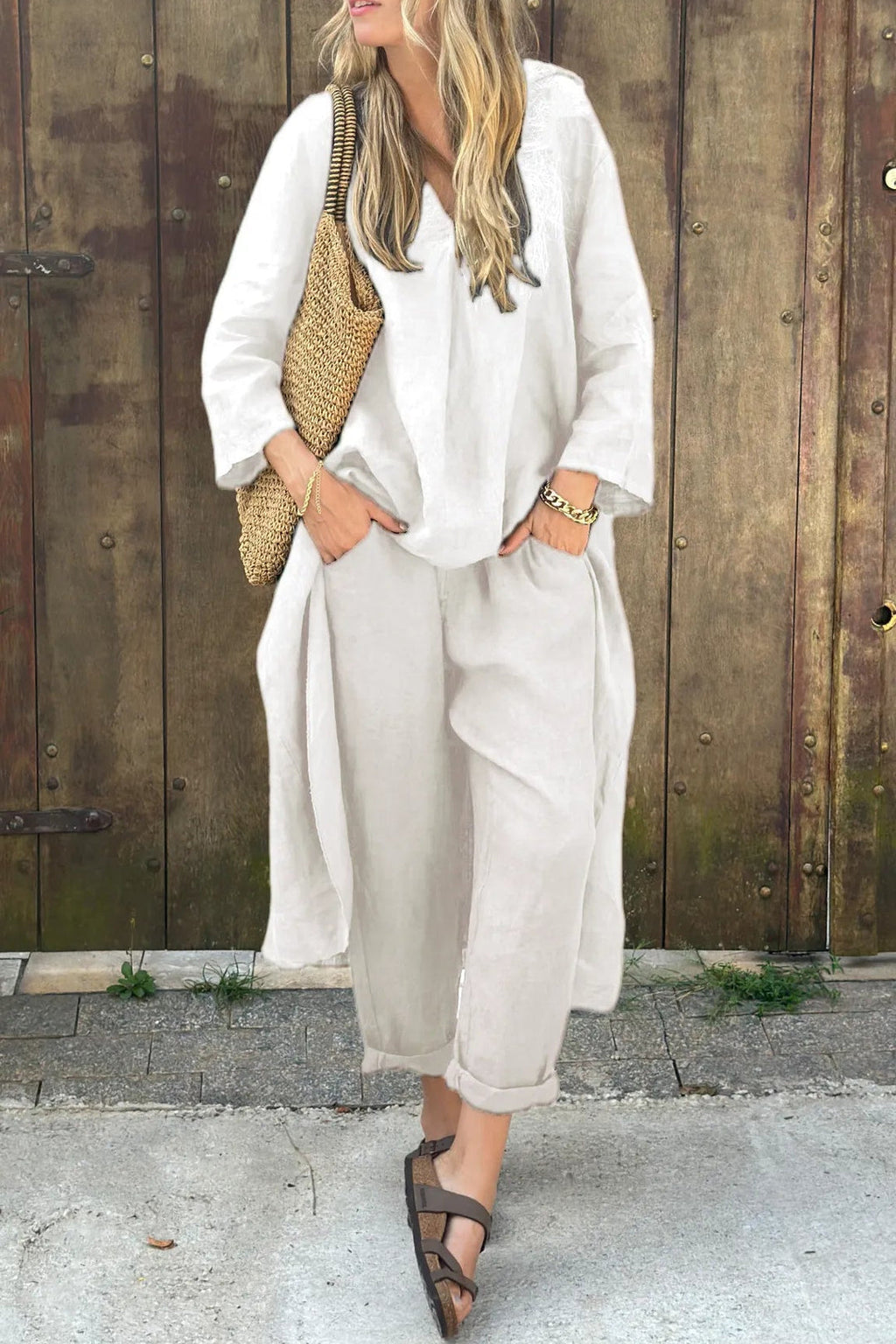 Long Sleeve Casual Pants and Top for Women