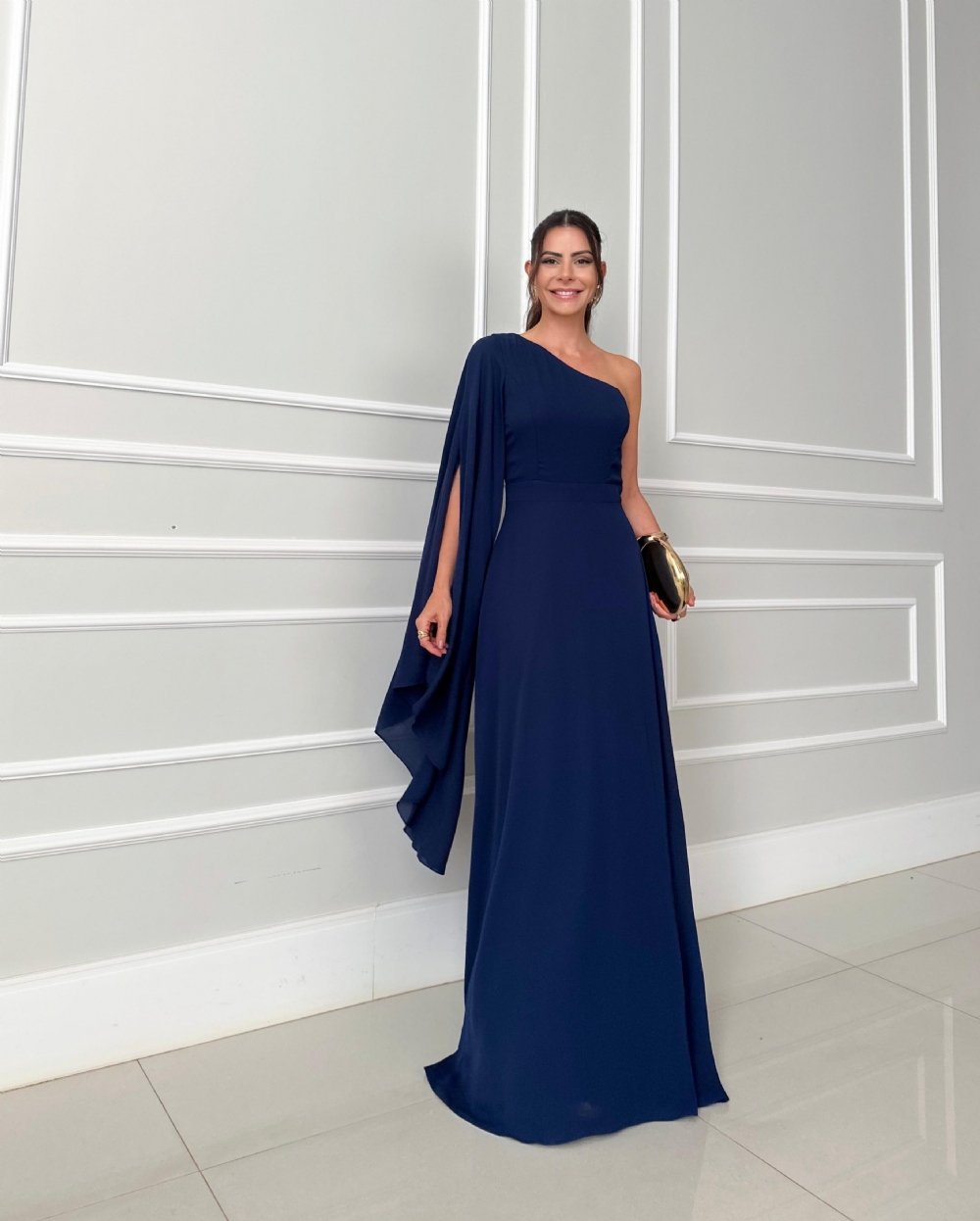 Asymmetrical Long Dress for Women