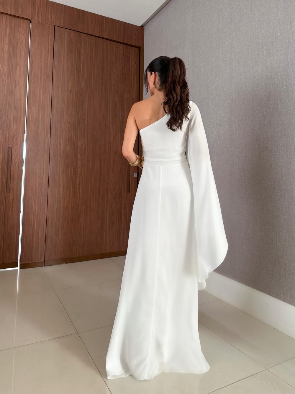Asymmetrical Long Dress for Women