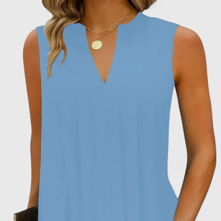 Sleeveless A-line Summer Dress for Women