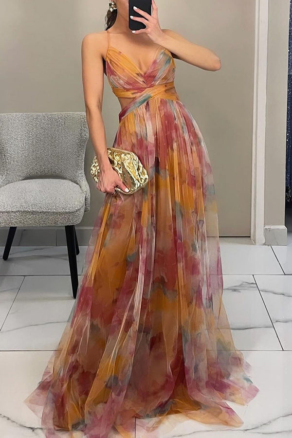 Long Printed Dress for Women