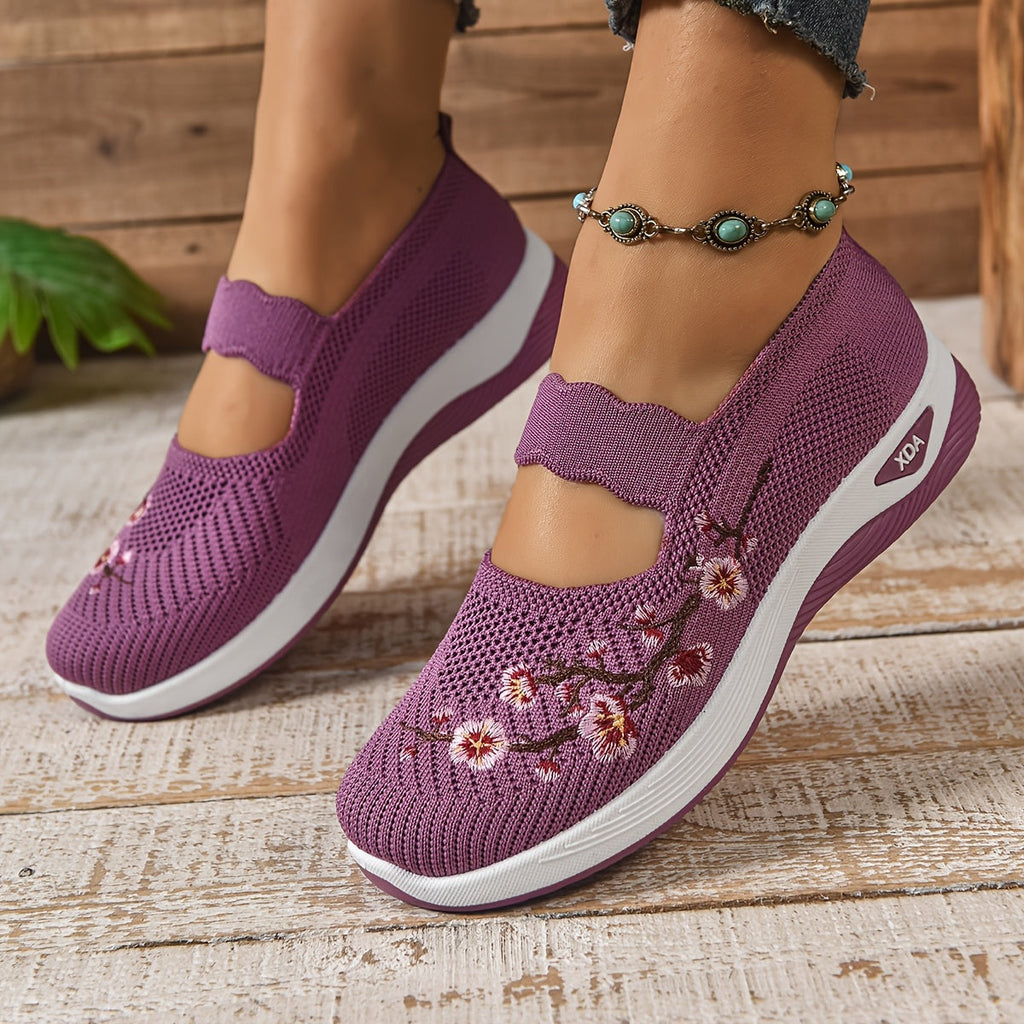 Women's slip-on mesh shoes