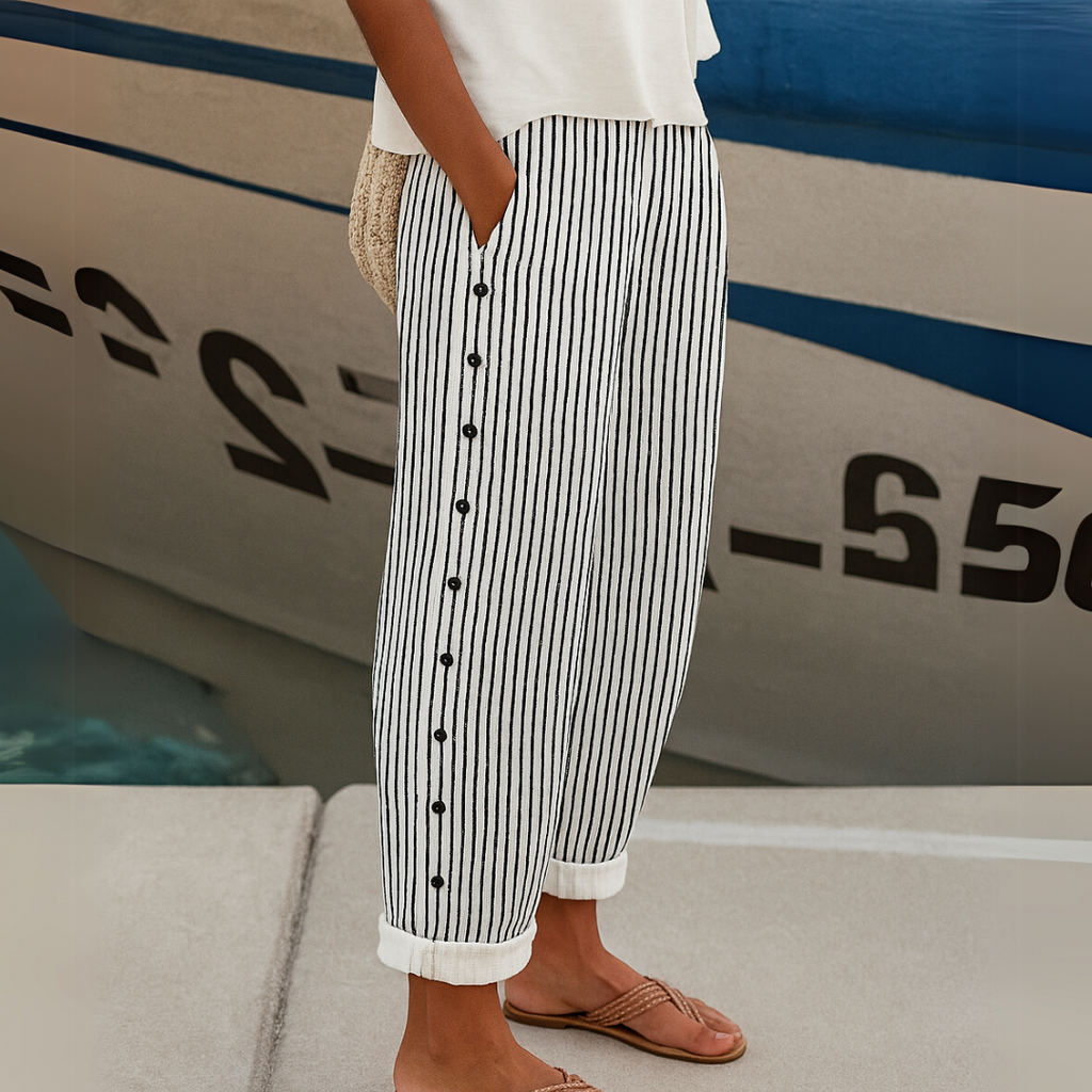 Casual Striped Shorts for Women