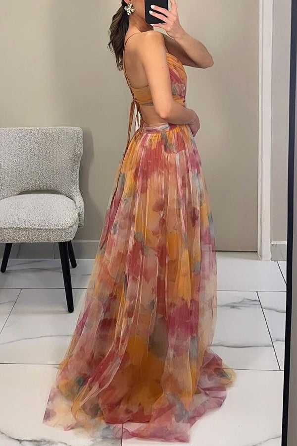 Long Printed Dress for Women