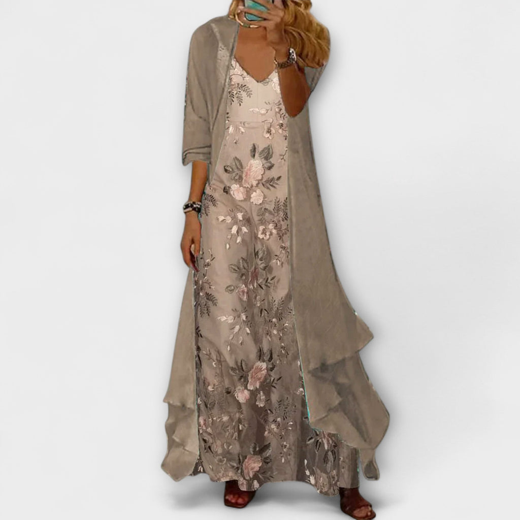 Two-Piece Set with Maxi Dress for Women