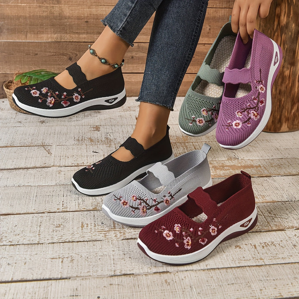 Women's slip-on mesh shoes