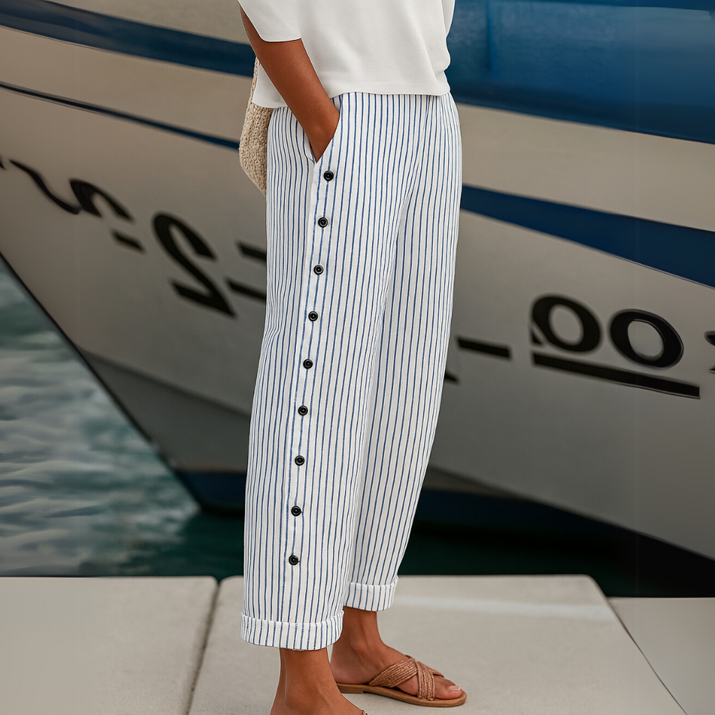 Casual Striped Shorts for Women