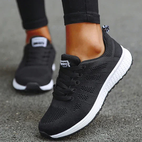Breathable Flyknit Knit Sneakers for Women