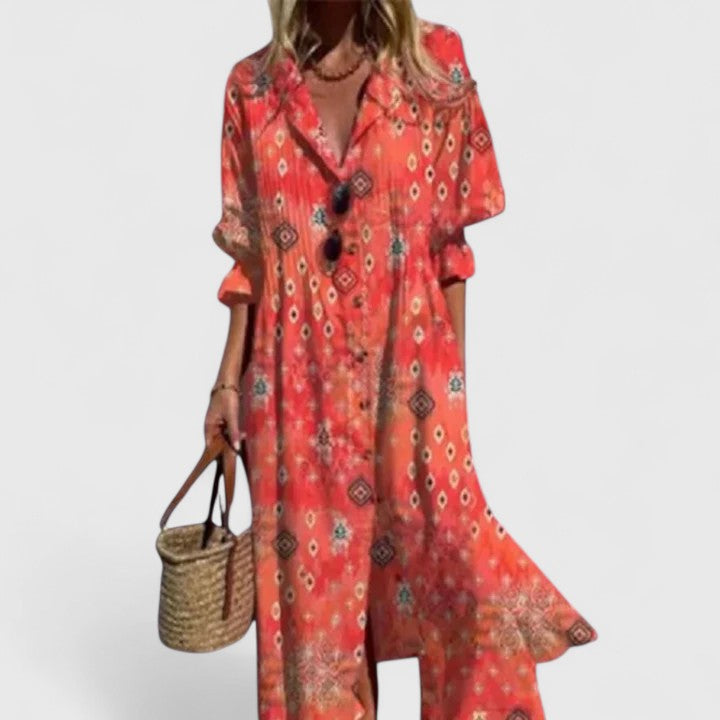 Boho Style Long Dress for Women