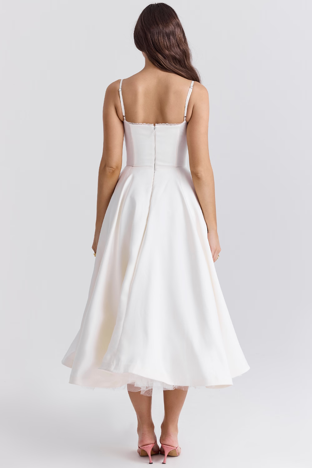 Midi Dress with Bodycon Effect for Women