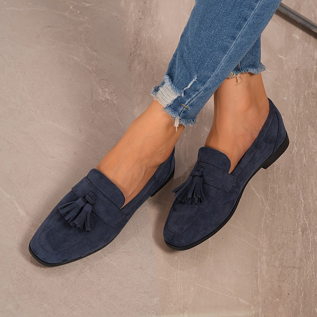 Low Sole Tassel Loafers for Women