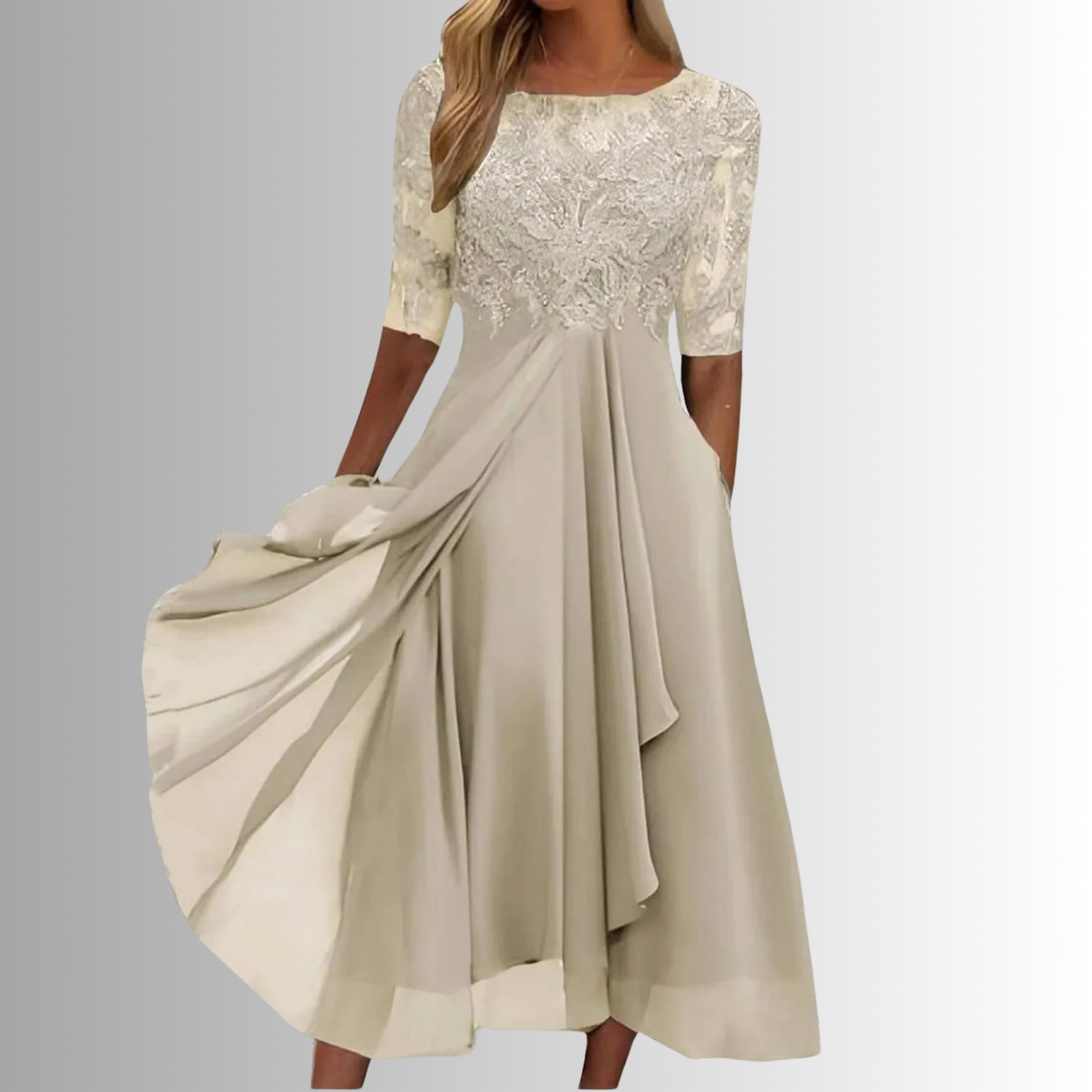 Long Lace Dress for Women
