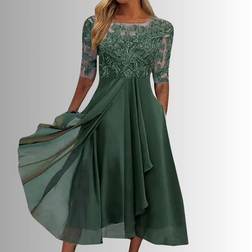 Long Lace Dress for Women