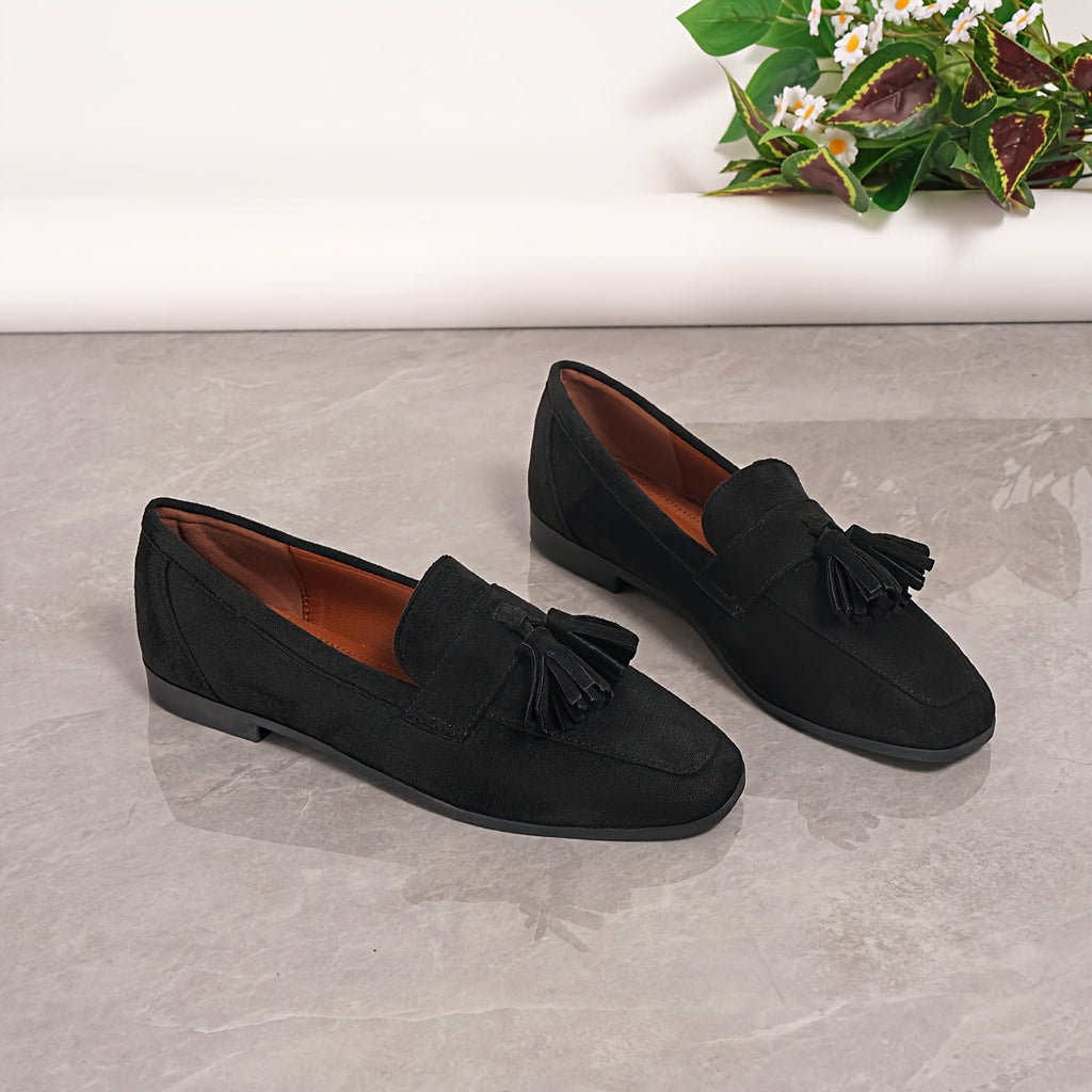 Low Sole Tassel Loafers for Women