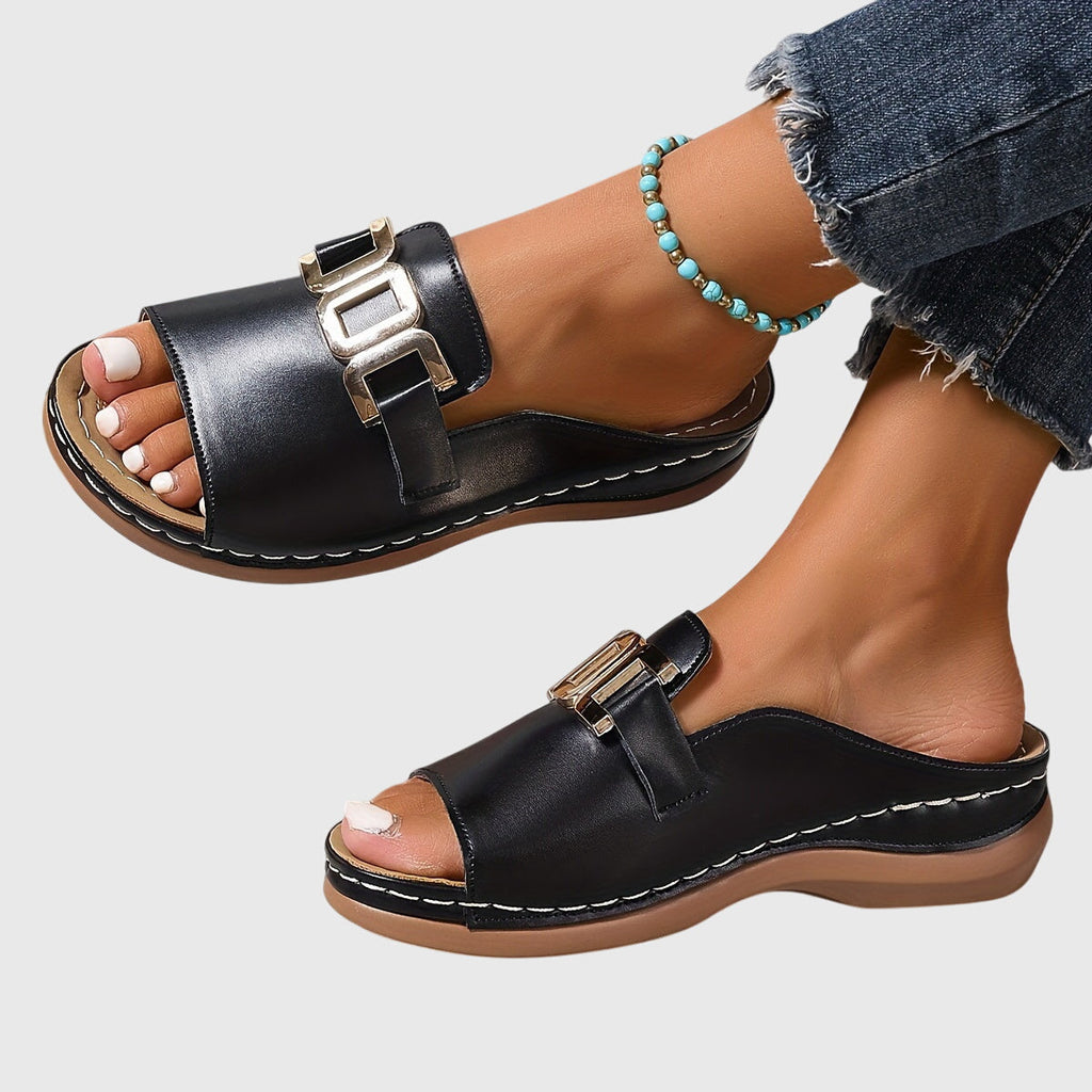 Roman Sandals with Buckle for Women