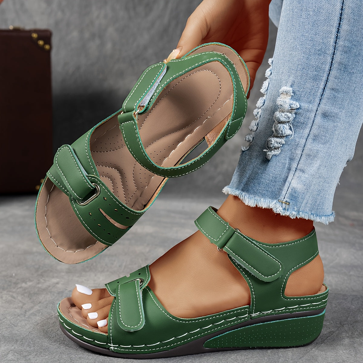 Casual Wedge Heel Sandals for Women | Ideal for Everyday Wear