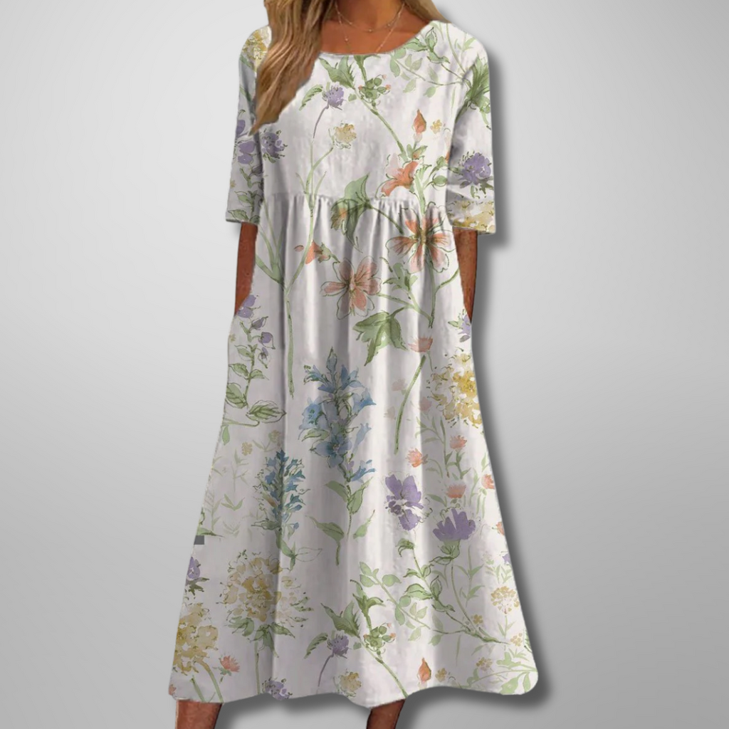 Printed Midi Dress for Women