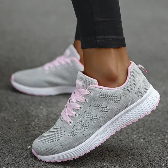 Breathable Flyknit Knit Sneakers for Women
