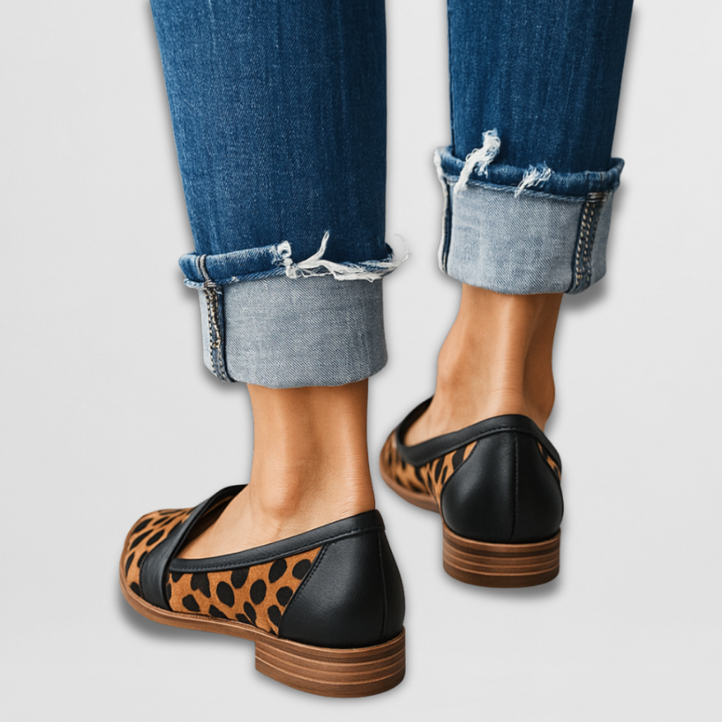 Suede Pointed Toe Loafers for Women