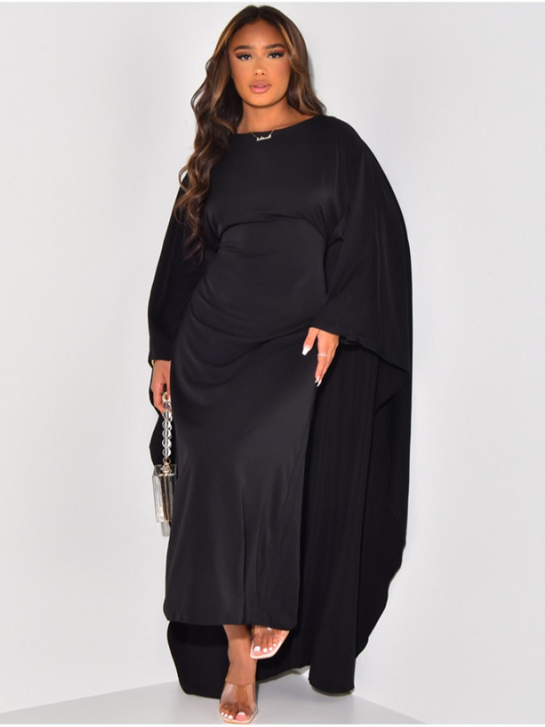 Long Dress with Wide Sleeves for Women