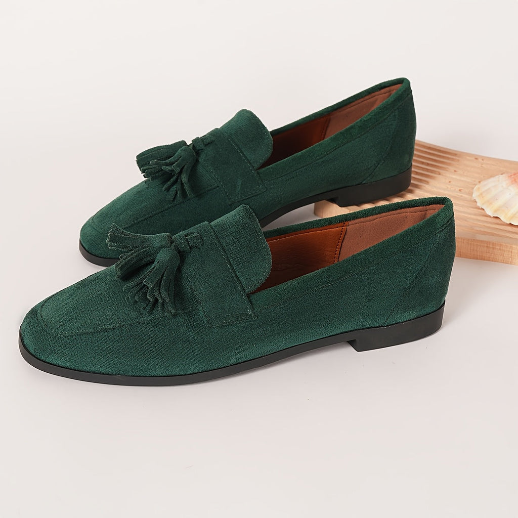 Low Sole Tassel Loafers for Women