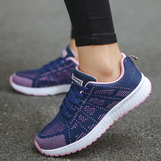 Breathable Flyknit Knit Sneakers for Women