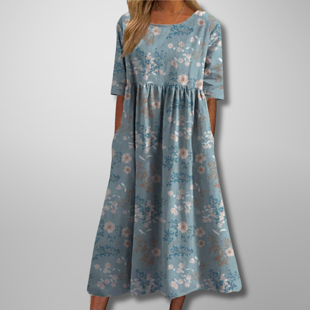 Printed Midi Dress for Women