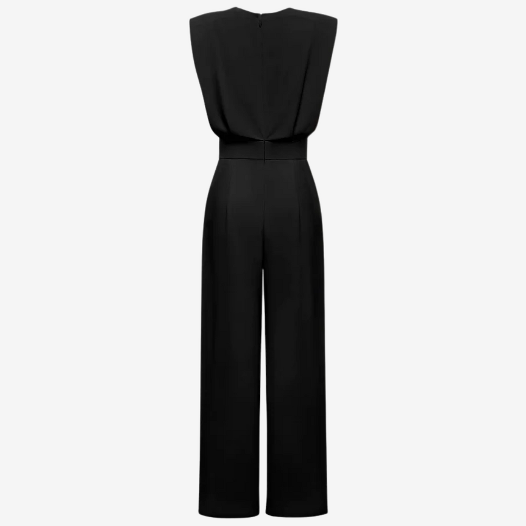 Sleeveless Jumpsuit with Waist for Women
