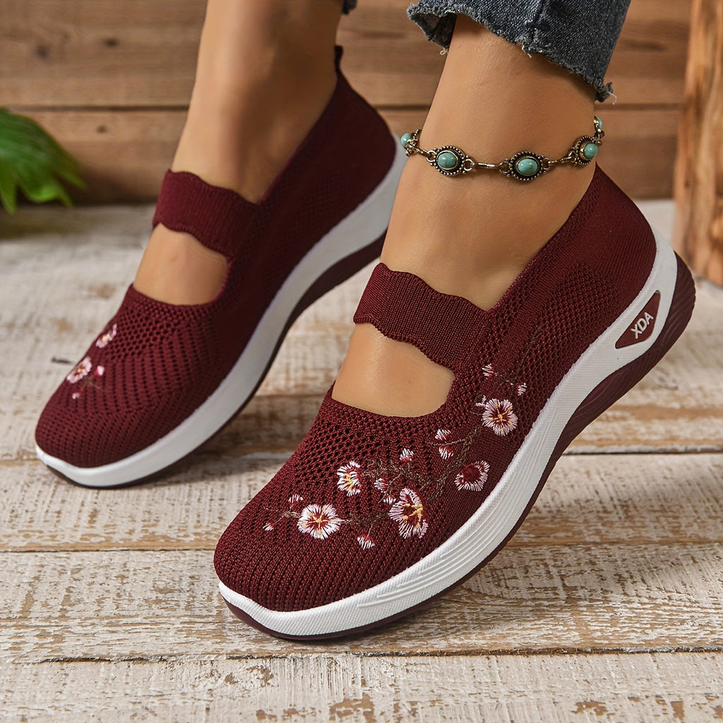 Women's slip-on mesh shoes