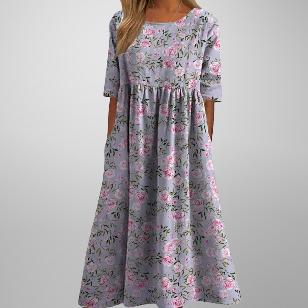 Printed Midi Dress for Women