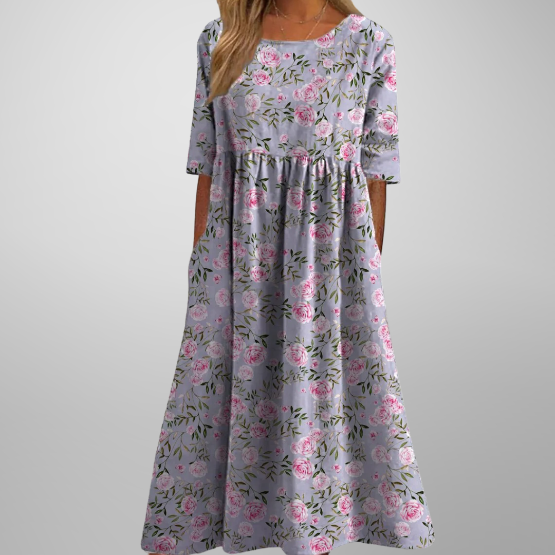Printed Midi Dress for Women