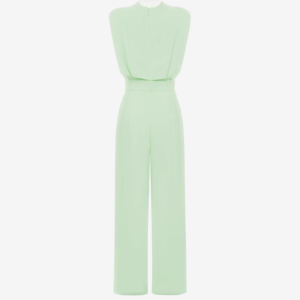 Sleeveless Jumpsuit with Waist for Women