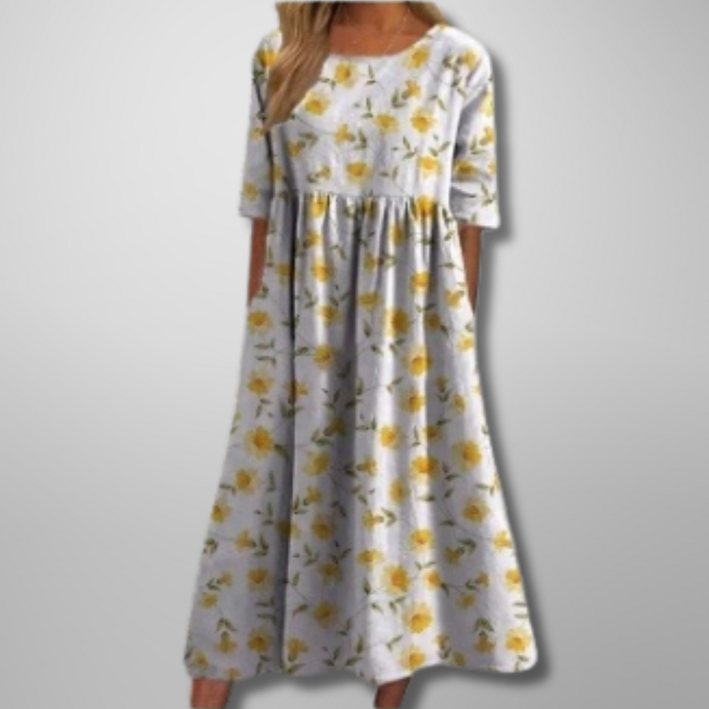 Printed Midi Dress for Women