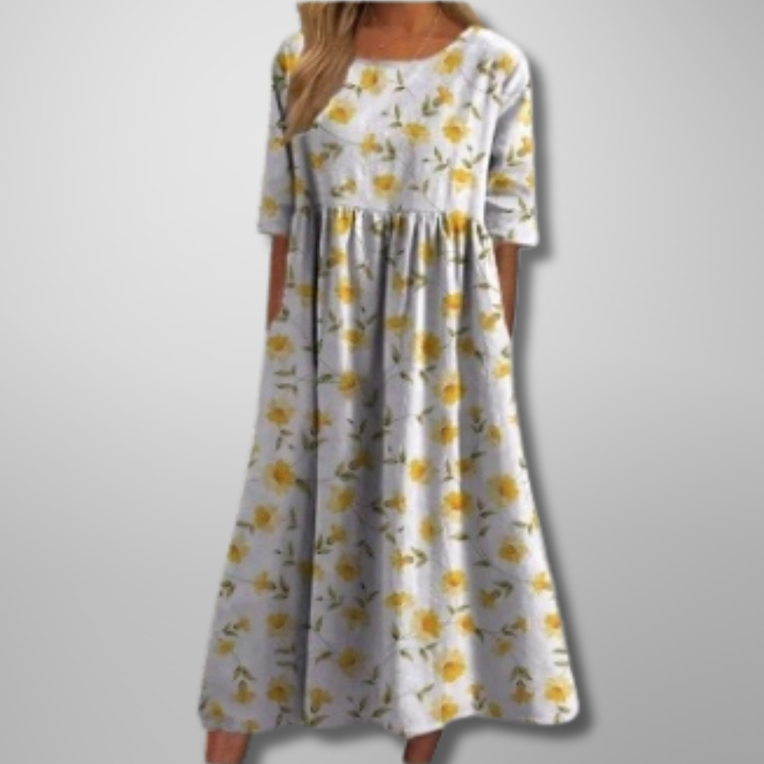 Printed Midi Dress for Women