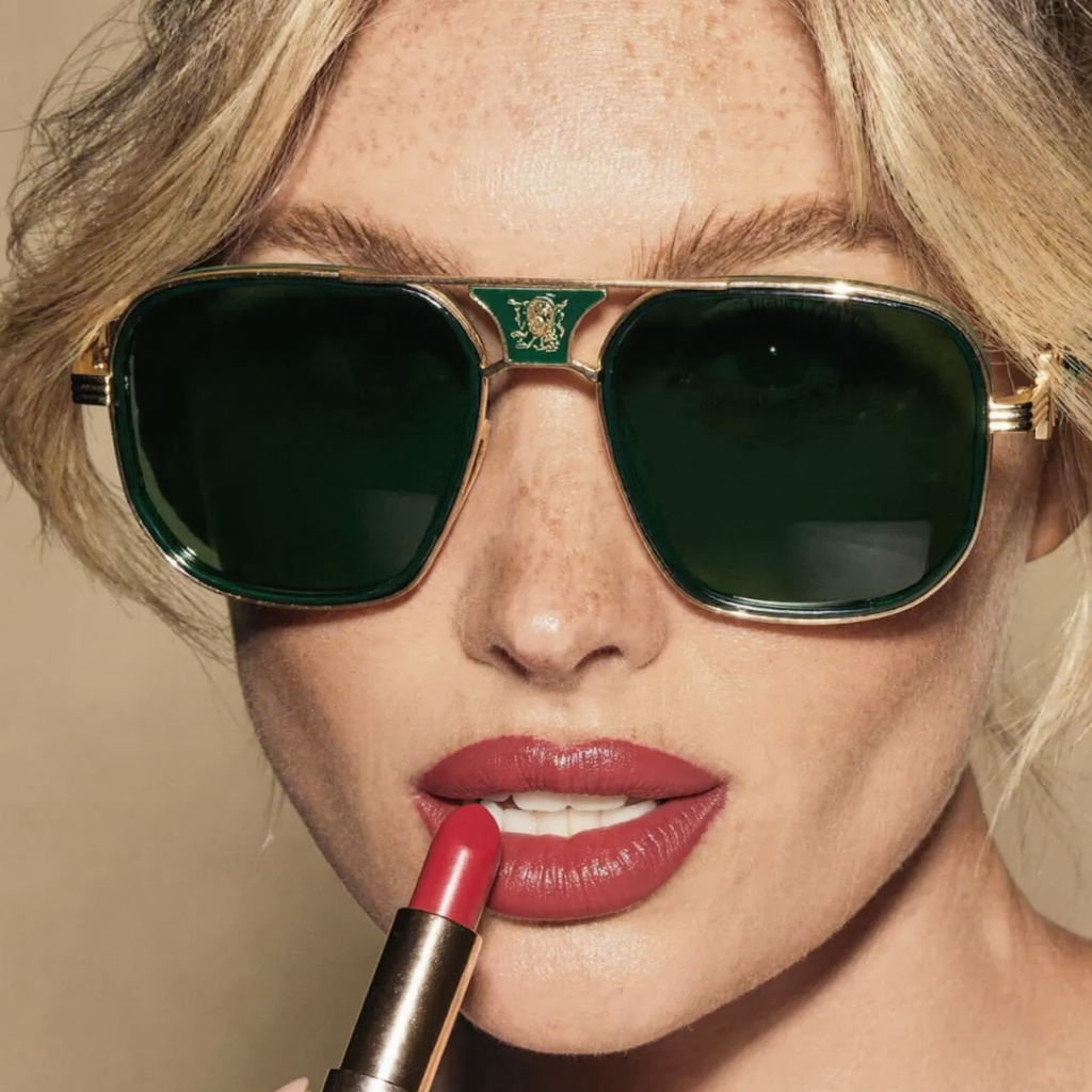 Metallic UV400 Sunglasses for Women